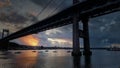 TheÂ Tamar BridgeÂ Between Devon and Cornwall uk Royalty Free Stock Photo